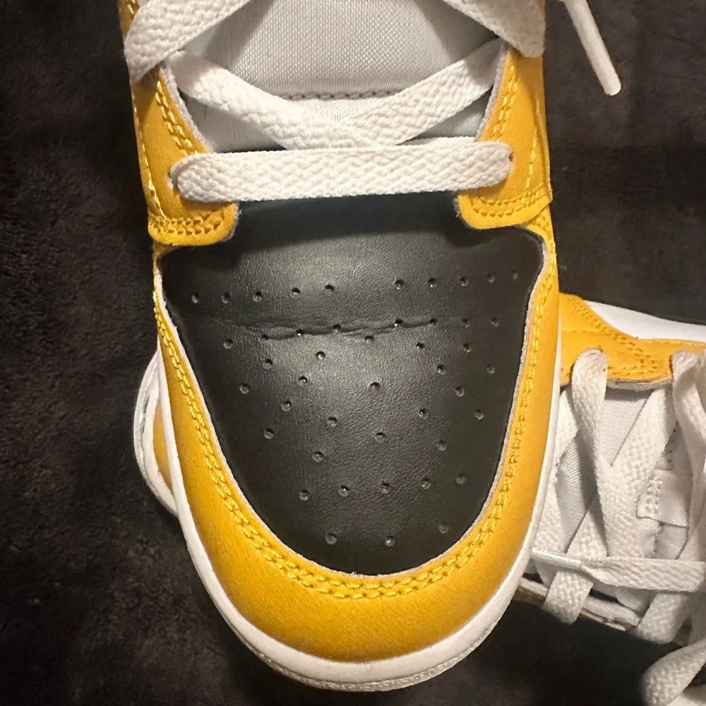 Jordan Kids' Sneakers in Black,‎ White, and Yellow